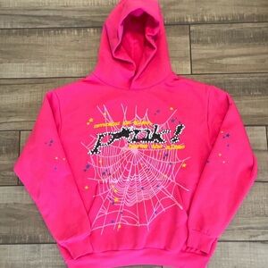 Pink Sp5der Hoodie